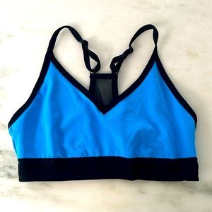 Pink sports bra
